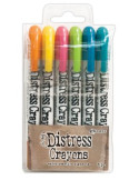 Distress Crayons, Tim Holtz, Set 1, 6 unid