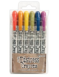 Distress Crayons, Tim Holtz, Set 2, 6 unid