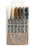 Distress Crayons, Tim Holtz, Set 3, 6 unid