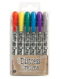 Distress Crayons, Tim Holtz, Set 4, 6 unid