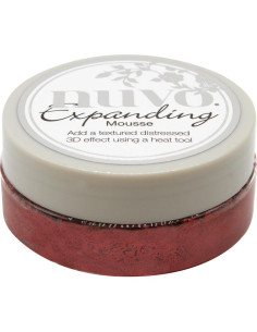 Nuvo Expanding mousse red leather
