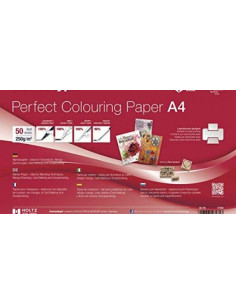 Block Perfect Coloring Paper, A4, 50 hojas