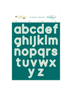 Troquel alfabeto muérdago de Mintopía