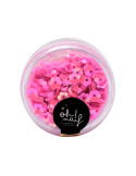 Caja lentejuelas flores rosa de Ohnaif
