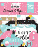 Troquelados Frames&Tags Magical Birthday girl de Echo Park