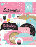 Troquelados Ephemera Magical Birthday girl de Echo Park