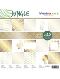 Bloc 12x12 Jungle con foil dorado de Artemio