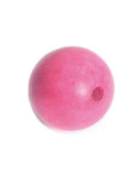 Cuentas madera bola rosada de Innspiro
