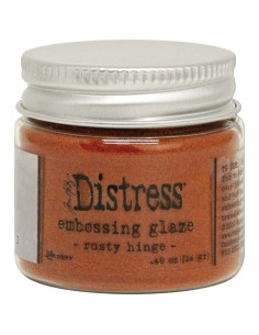 Polvos de Embossing Distress Glaze Rusty Hinge