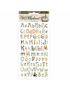 Chipboard Klimt Alphabet Stamperia