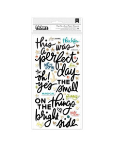 Puffy Thickers Perfect Day Phrase & Accent Print Shop Vicki Boutin