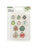Charms Mittens and Mistletoe, Crate Paper