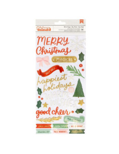 Thickers frases Mittens and Mistletoe, Crate Paper