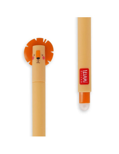  Legami - Bolígrafo de gel borrable, bola en el extremo para  quitar la tinta sin consumir la hoja - Tinta naranja sensible al calor,  diámetro de la punta 0.028 in 