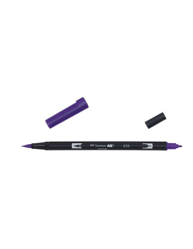 Rotulador Dual Brush N636 Imperial Purple de Tombow