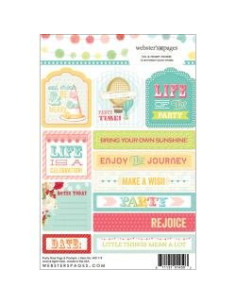 Pegatinas Webster's Pages, Party Time Tags & Prompts