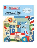 Die cuts Carta Bella Passport Frames&Tags