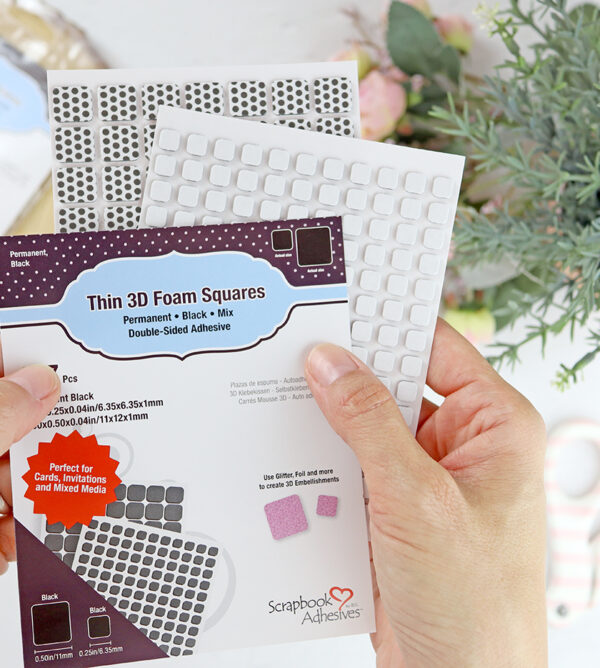 Pegamento foam 3D Finos Negro | Scrapbook Adhesives