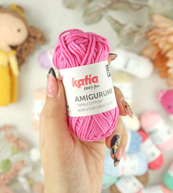 Ovillo Amigurumi 100% algodón Chicle de Katia