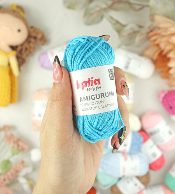 Ovillo Amigurumi 100% algodón Mediterráneo de Katia