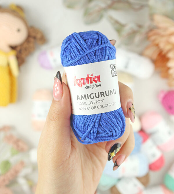 Ovillo Amigurumi 100% algodón Índigo de Katia