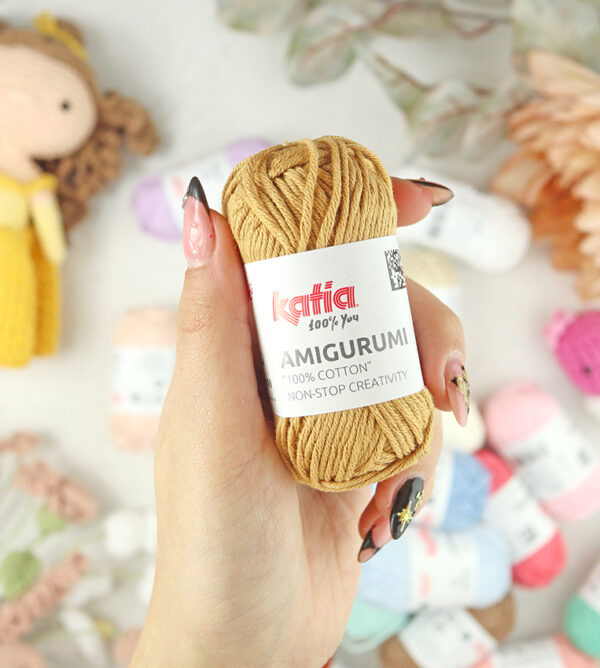 Ovillo Amigurumi 100% algodón Camel de Katia