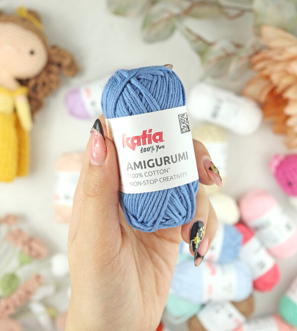 Ovillo Amigurumi 100% algodón Denim de Katia