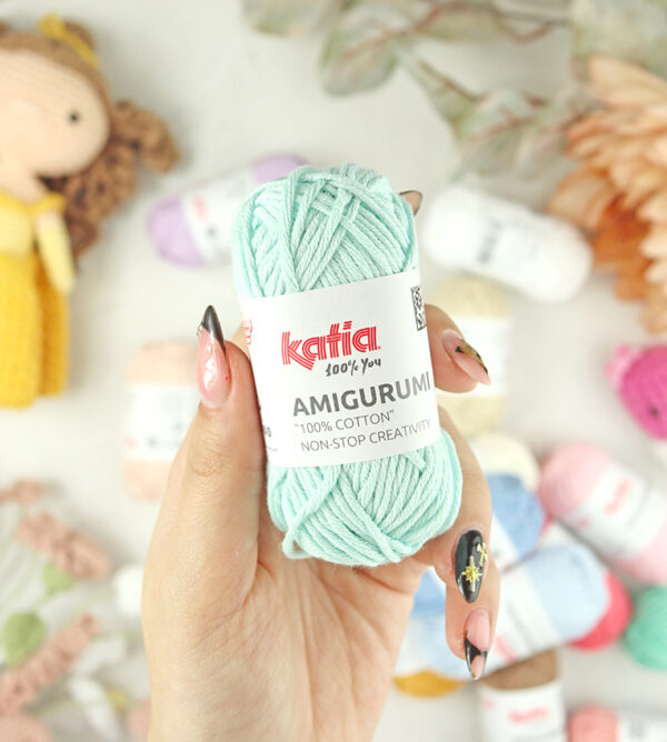 Ovillo Amigurumi 100% algodón Aqua de Katia