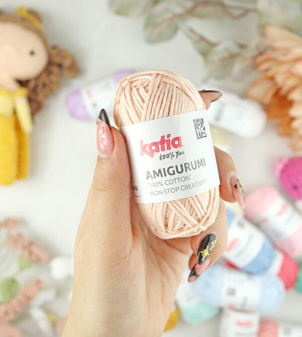 Ovillo Amigurumi 100% algodón Maquillaje de Katia