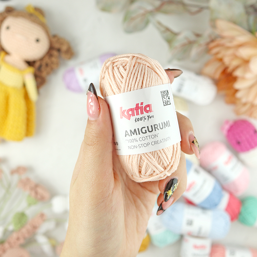 Ovillo Amigurumi 100% algodón Maquillaje de Katia