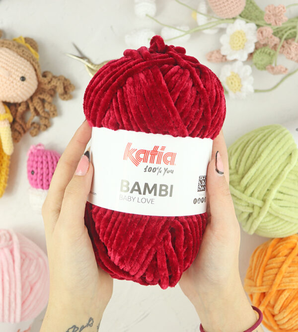 Ovillo Bambi Cereza de Katia