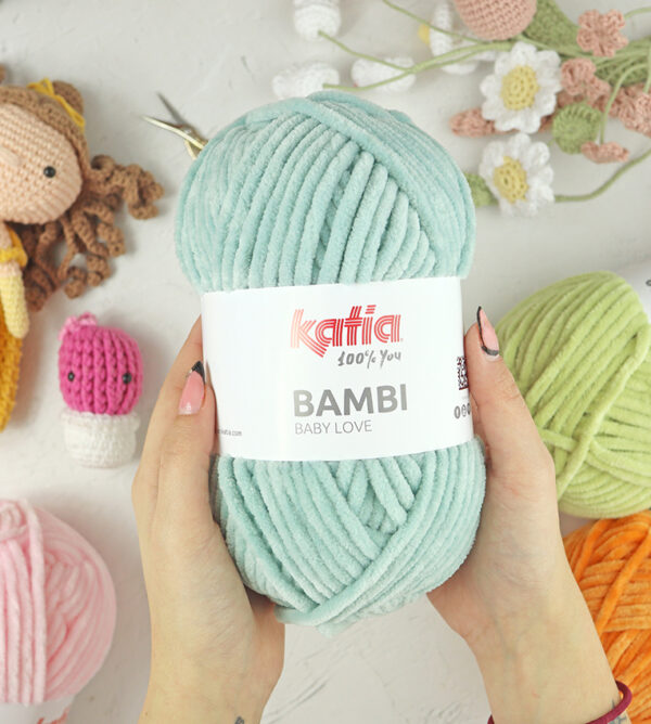Ovillo Bambi Menta de Katia