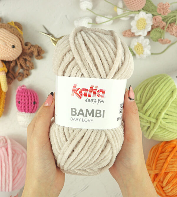 Ovillo Bambi Natural de Katia