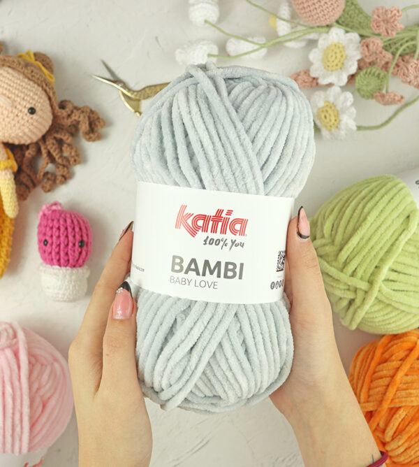 Ovillo Bambi Gris de Katia