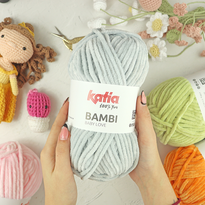 Ovillo Bambi Gris de Katia