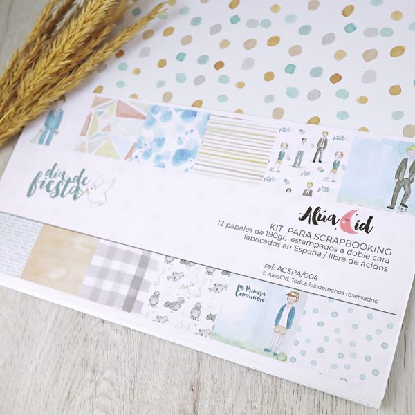 Kit para scrapbooking Día de fiesta