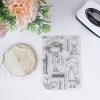 Set de sellos para scrapbooking Mil Maravillas. Diseñados por Alúa Cid