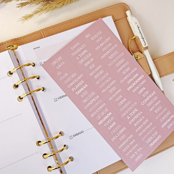 Organizador para agenda Maquillaje COMPLETO - Imagen 3