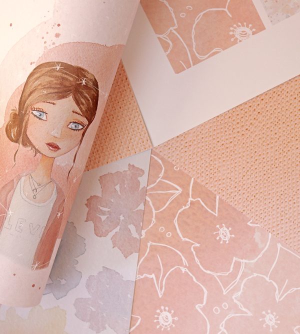 Kit4planner Alma con 6 papeles de scrapbooking