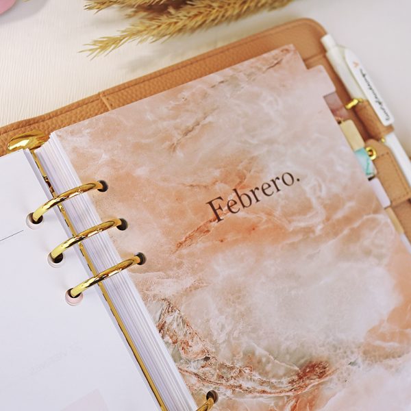 interior agenda maquillaje