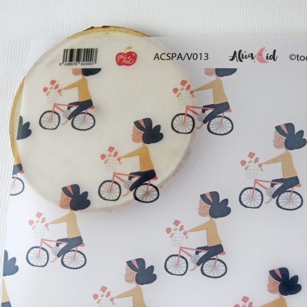 Papel vegetal Picnic bicicletas - Imagen 2