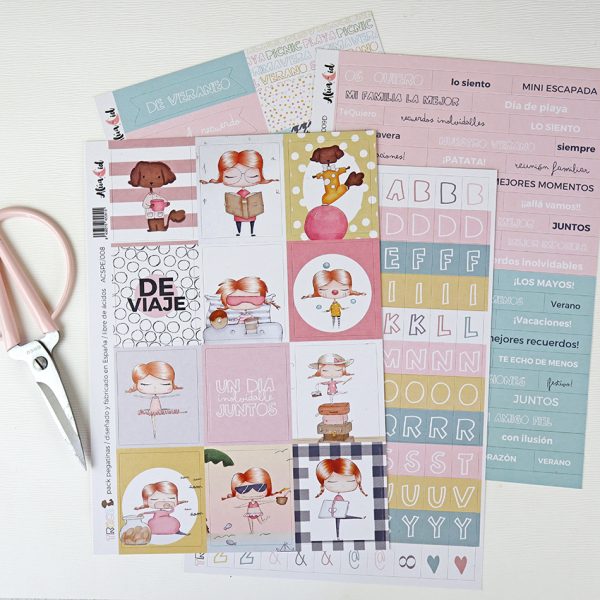Set de pegatinas Trece