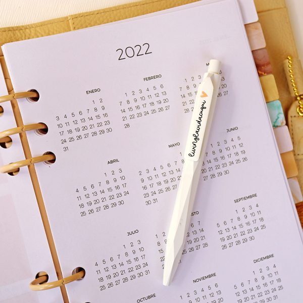 Organizador para agenda Piel Beige COMPLETO - Imagen 9