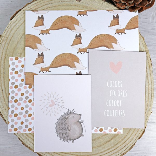Set de tarjetas ilustraciones Golpiño - Imagen 3