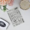 Set de sellos para scrapbooking Octubre mola. Frases e ilustraciones de Alúa Cid