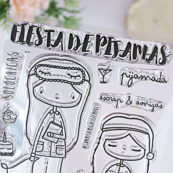 Set de sellos Fiesta de pijamas - Imagen 3