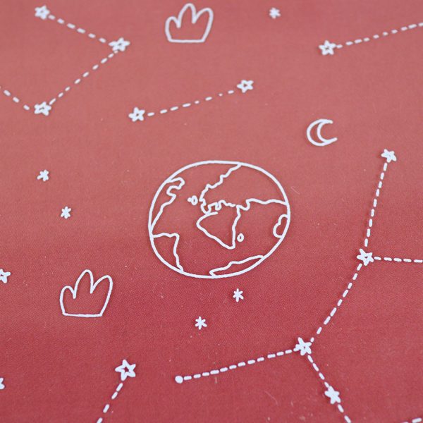 Papel acetato Galaxia Austral, para scrapbooking