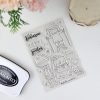 Set de sellos para scrapbooking Otoño/invierno, de la colección A la montaña. Ilustraciones de Alúa Cid