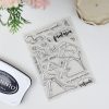 Set de sellos para scrapbooking Como una princesa, de la colección Celia. Ilustraciones de Alúa Cid