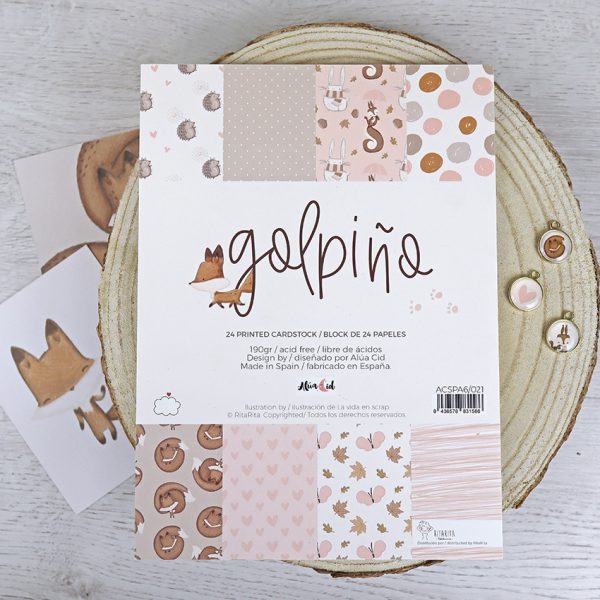 bloc para scrapbooking golpiño